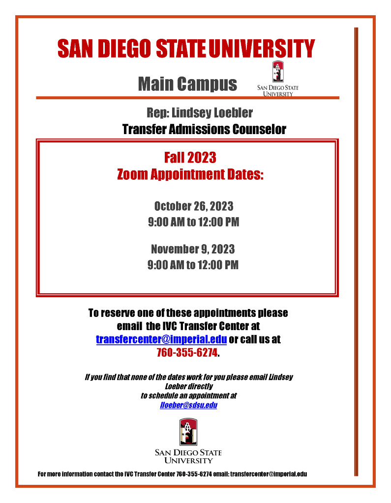 Fall 2023 SDSU Main Rep Visit Flyer.png
