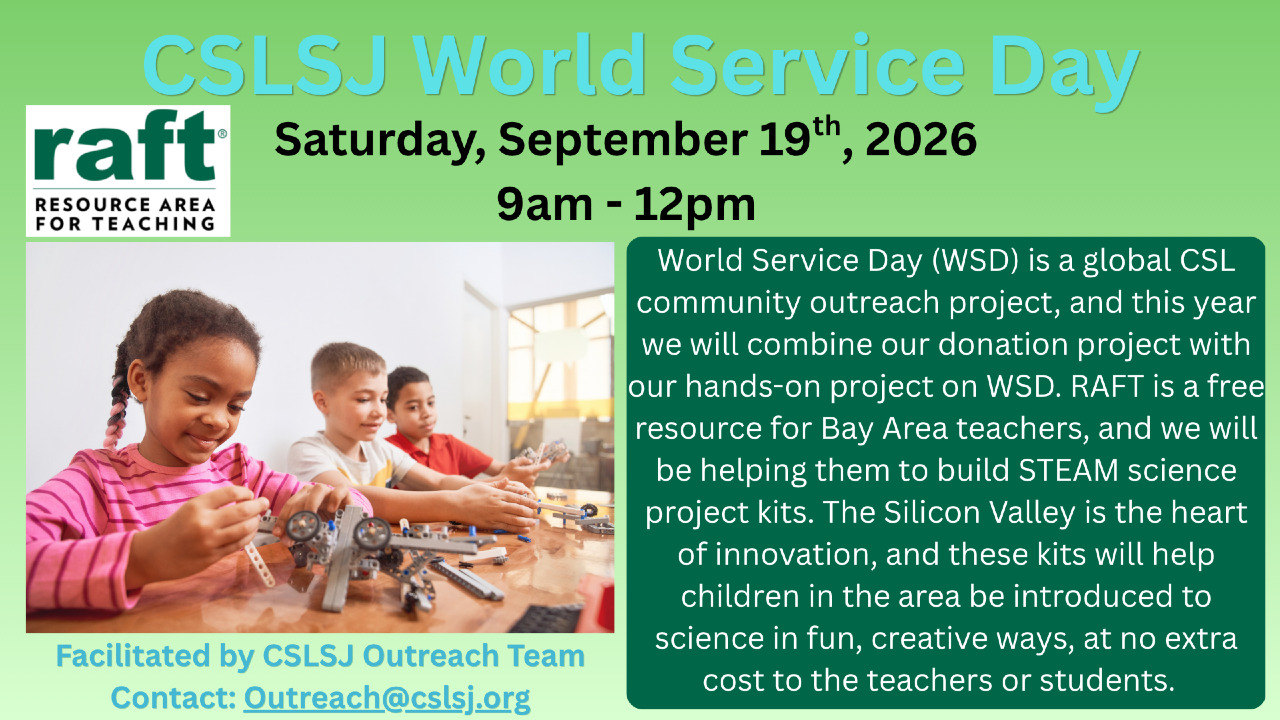 CENTER FOR SPIRITUAL LIVING WORLD SERVICE DAY