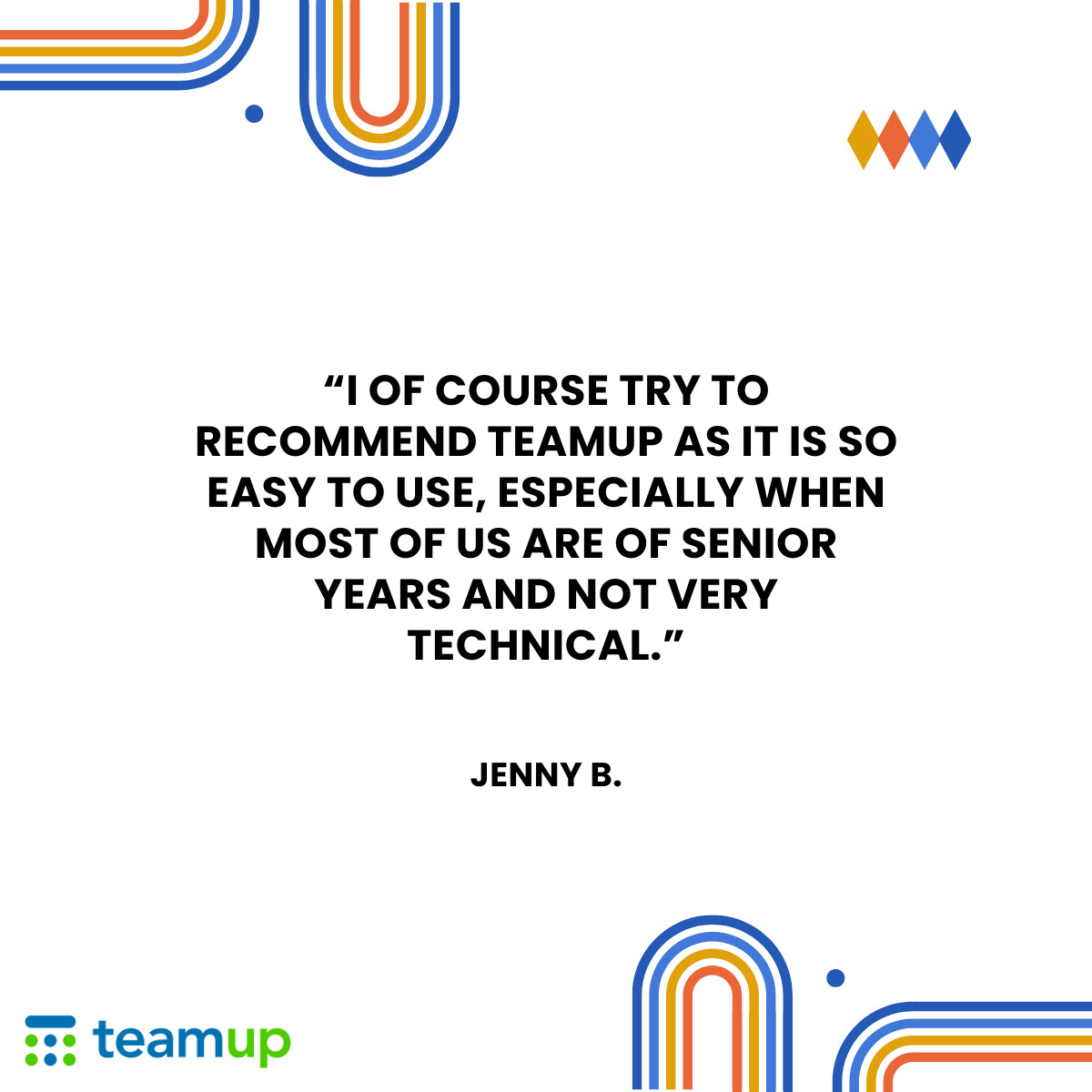 Colorful Modern Geometric Testimonial LinkedIn Post.png